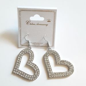 Chloe Accessory Heart Dangle Earrings